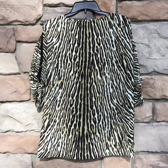 Michael Kors Animal Print Blouse - Picture 4 of 5